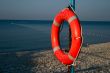Red life buoy