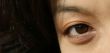 Eyes of a young Asian woman