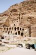 Petra ruins and mountains in Jordan