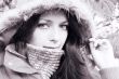 In fur