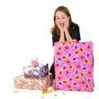 Child with presents for Sinterklaas