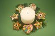 Candle and Christmas Cookies