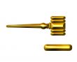 3D Golden Judge`s Gavel