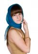 The girl in a blue scarf