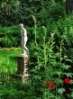 Stature of naked bather