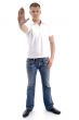 male gesturing stop with his hand