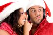 woman asking man to keep silent