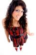 standing beautiful woman