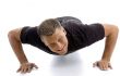 male doing push ups