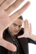 businessman holding hands like frame