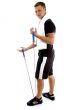 exercising man holding rope