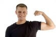 posing muscular man