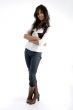young model posing with her arms crossed