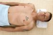 man ready to take spa treatment