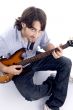 young guy playing melody