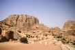 Petra ruins and mountains in Jordan