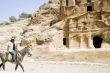 Petra ruins and mountains in Jordan