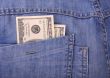 Money in jeans pocket