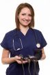 Friendly doctor nurse