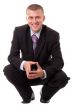 smiling young businessman