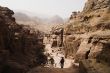Petra ruins and mountains in Jordan