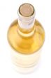 White wine bottle closeup