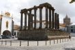 Roman temple in Evora, Portugal