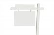 Blank Real Estate Sign