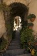 Spello - Typical alley with plants and flowers