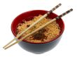 noodle soup asian with chopsticks