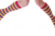 nice woman legs in socks