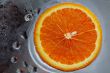 orange on gray