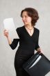 Close-up of a young business woman