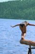 before jumping