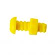Yellow bolt with nut