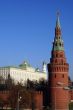 Red brick tower in Moscow