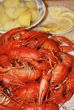 fresh boiled crawfish
