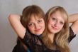Happy beautiful young sister