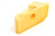 fresh and tasty slice of cheese
