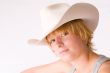 Portrait of a red haired Cowgirl