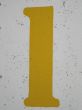 yellow number 1