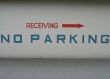 no parking, receiving sign