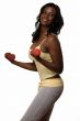 Woman lifting weights