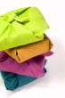 stack of colorful boxes