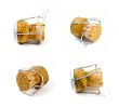 four champagne corks