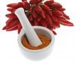 Chili pepper with chili pepper powder
