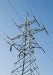 Mast of electricity transmissions