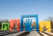 Sculptural park composition