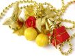 red with gold