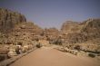Petra ruins and mountains in Jordan